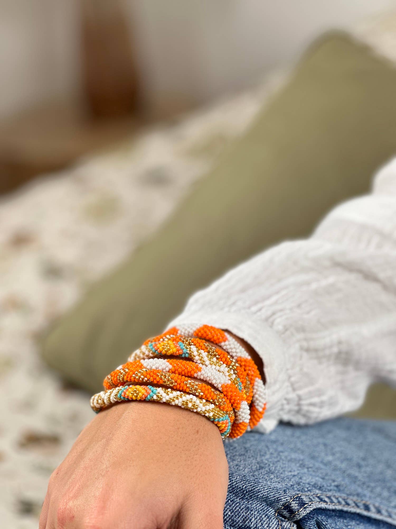 Nepalese Beaded Bracelet