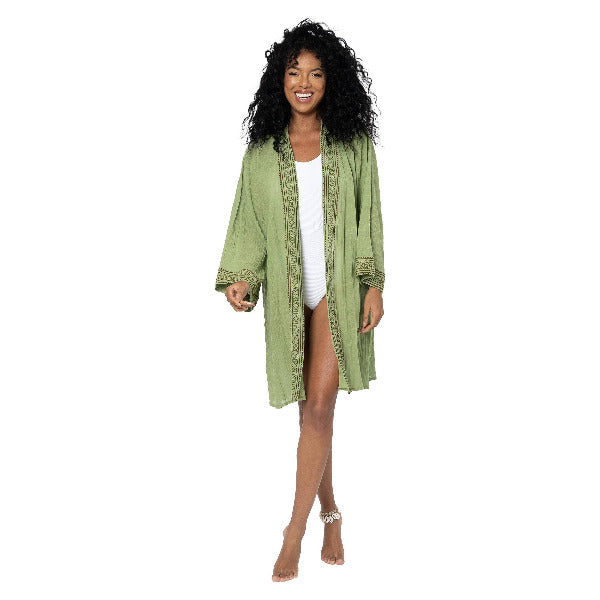 Green Harmony Kimono