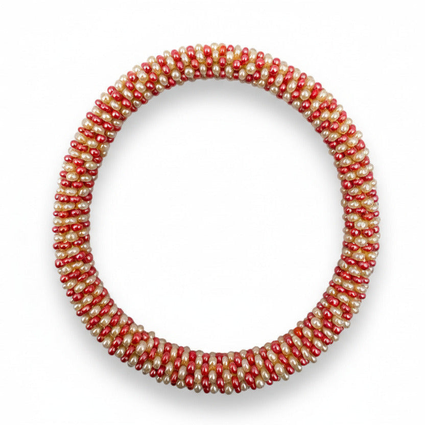 Nepalese Bracelet Coral Glow