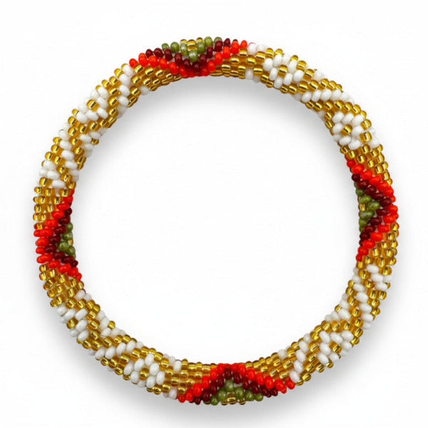 Nepalese Bracelet Amber Flame