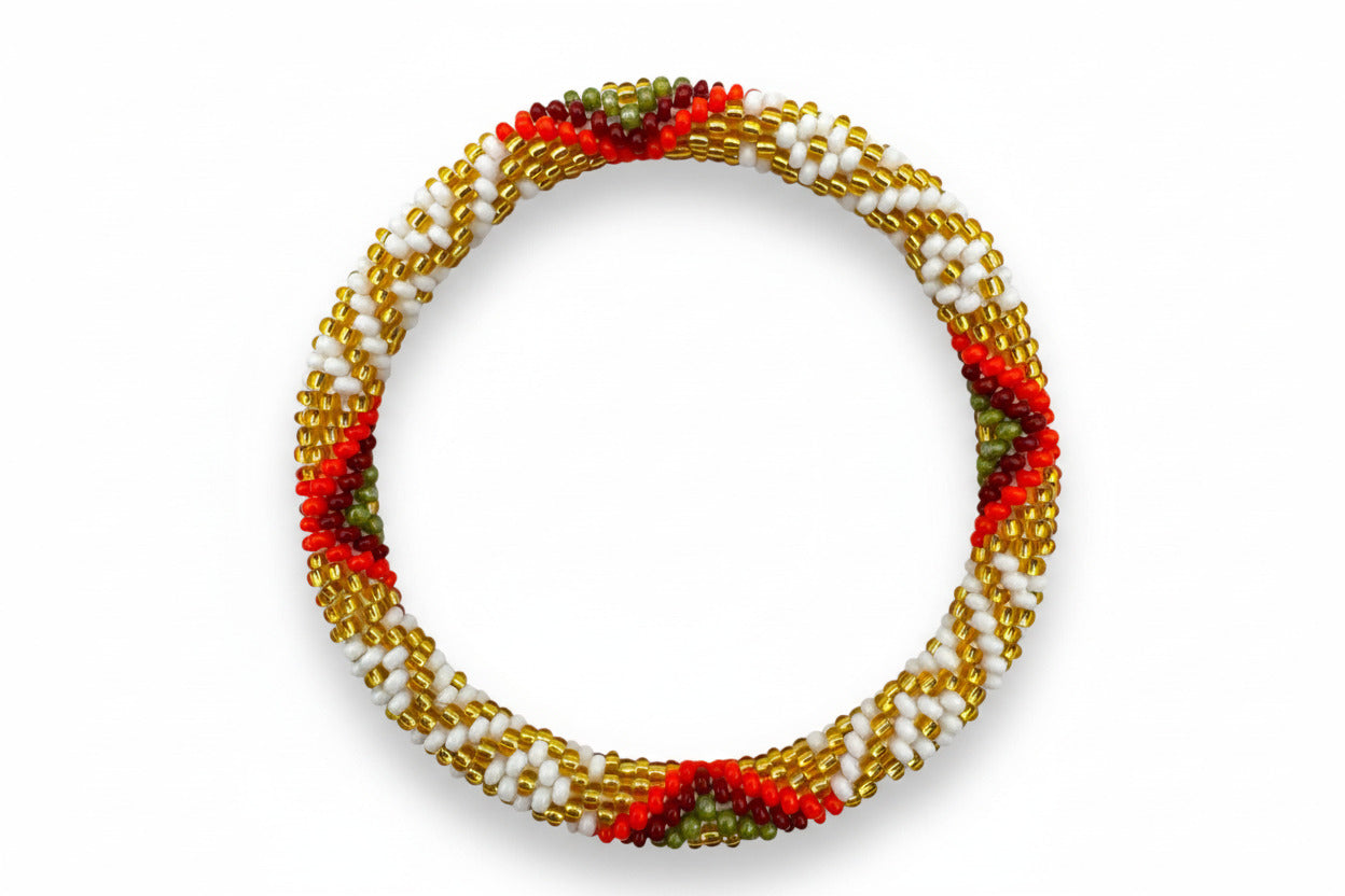 Nepalese Bracelet Amber Flame