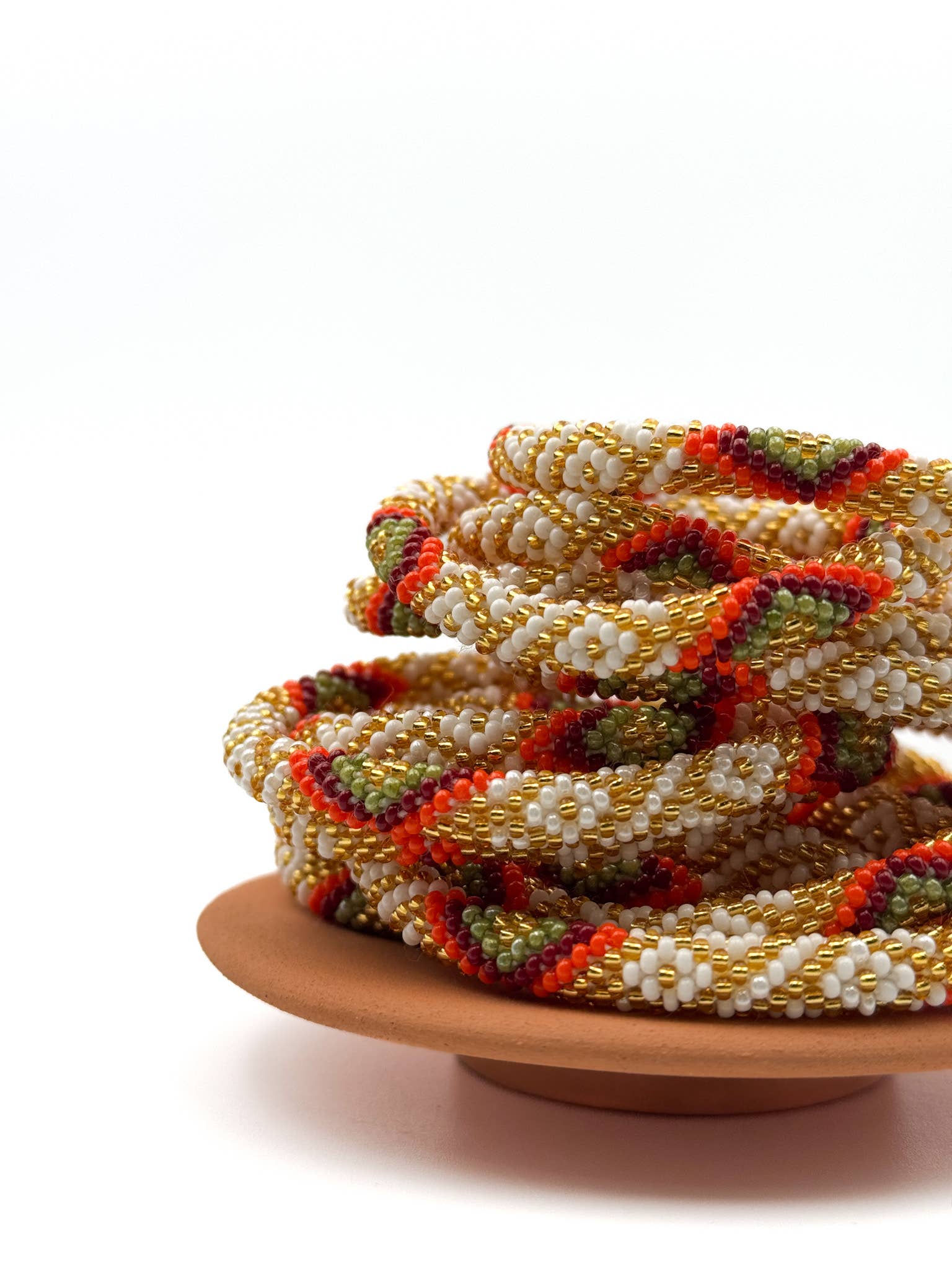 Nepalese Bracelet Amber Flame